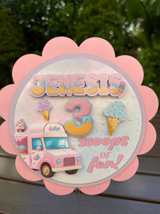 3D Cake Topper