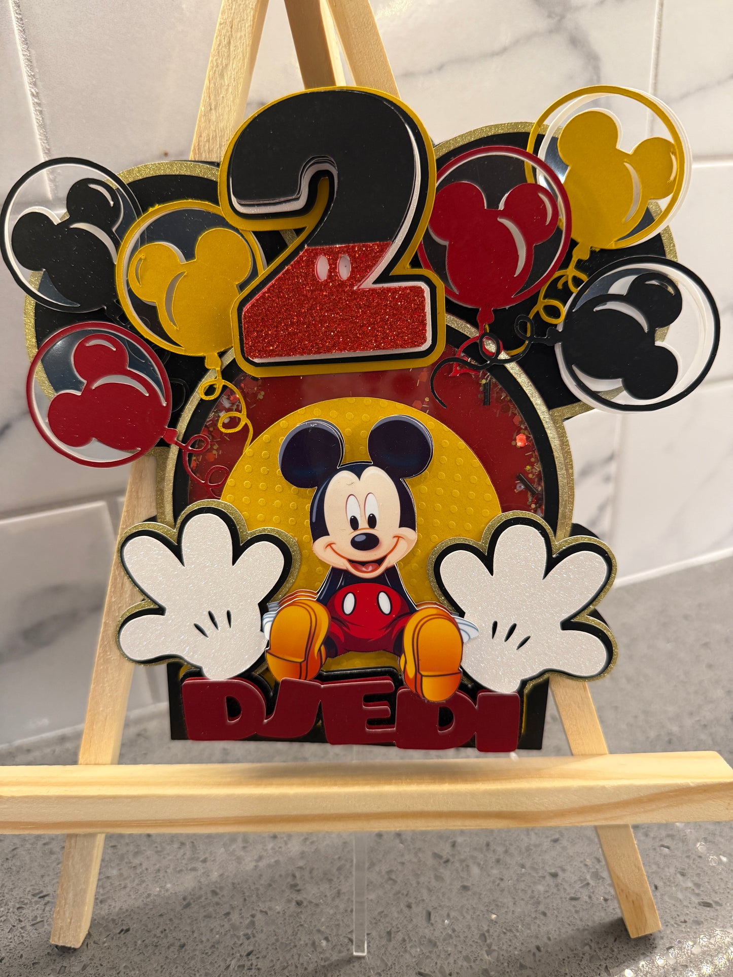 3D Cake Topper Shaker