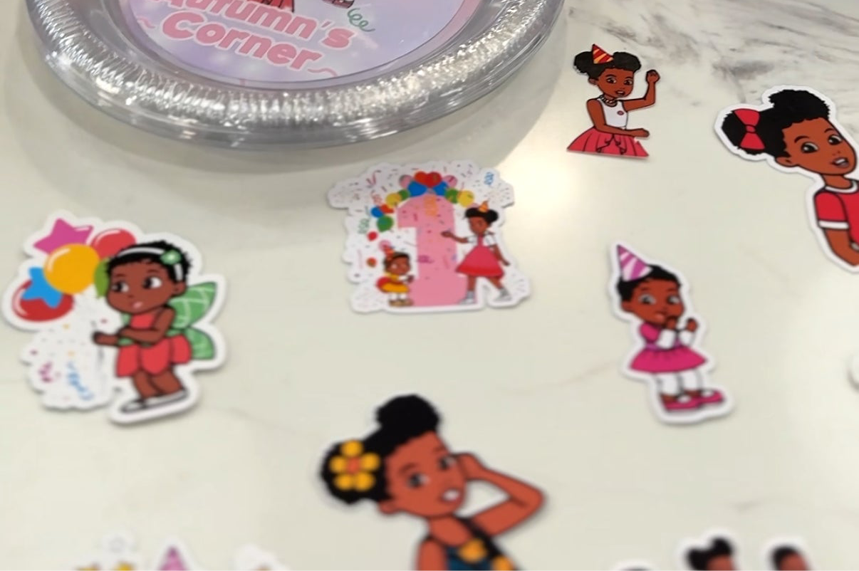 3inch themed stickers