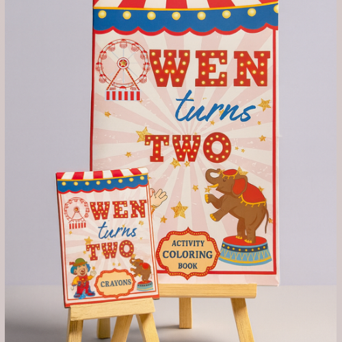 Coloring Books (Crayons Included)